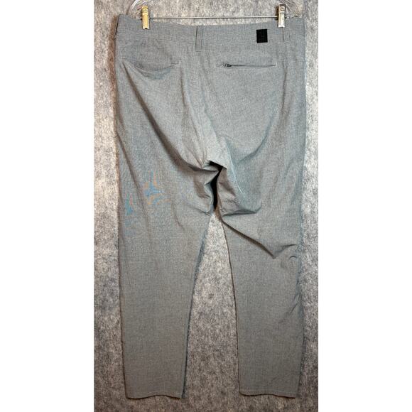 Vuori Mens Gray Aim Pants Performance Lightweight Chino 36" Waist - Picture 4 of 11